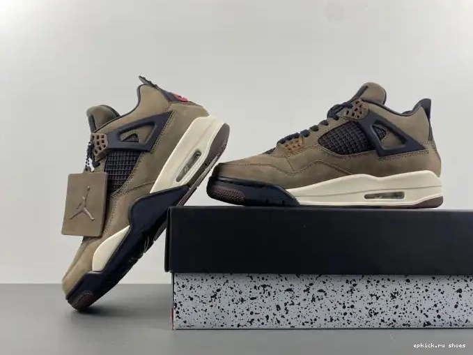 Rep Air Travis Scott Jordan x 4 TS AJ4-882335 Retro Brown 0521